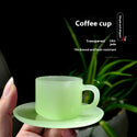 Glass Coffee Cup Crystal Coffee Appliance