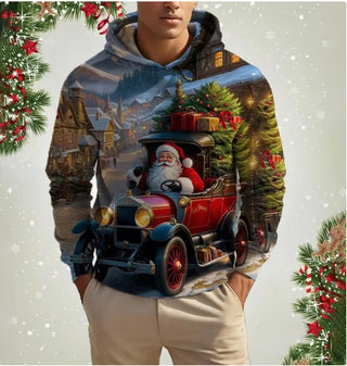 Buy yx4865 Santa Claus Men&#39;s Pattern Sweater