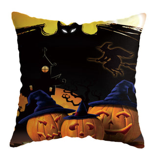 Buy a27 Linen Skull Halloween Pillow Cover