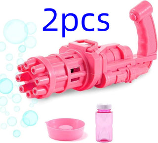 Buy pink-2pcs Kids Toy Bath Toys Bubble Gum Machine Toys For Kids Plastic Machine Gun Toy