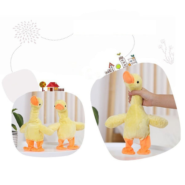 Charging Neck Lifting Singing Little Yellow Duck Toy