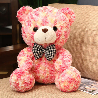 Buy teddy-bear-red Valentines Day Cute Rose Little Bear Doll Small Size Teddy Bear Doll Ragdoll Plush Toy