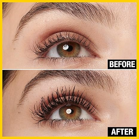 Maybelline Volum' Express Colossal Washable Mascara Makeup, Volumizing, Glam Black, 1 Count