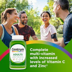 Centrum Adult Multivitamin/Multimineral Supplement with Antioxidants, Zinc, Vitamin D3 and B Vitamins, Gluten Free, Non-GMO Ingredients - 200 Count