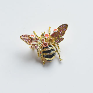 Buy brooch Sweet Romantic Flower Bee Earrings Eardrops Female