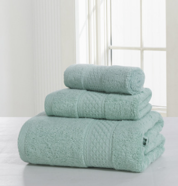 Cotton Soft Double-sided Thickening Skin-friendly Bath Towel Set