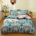 Cover Set Bed Cotton Quilt Bedsheet Bedding Duvet Fitted