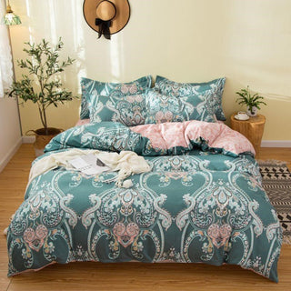 Buy the-flower-show Cover Set Bed Cotton Quilt Bedsheet Bedding Duvet Fitted