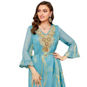 Women's Dubai Embroidered Loose Robe Dress