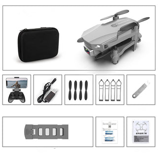 Buy grey-1080pand-bag Folding Drone HD 4K Aerial Photography Mini Quadcopter Toy RC Airplane