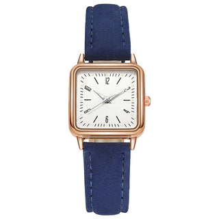 Buy blue Women&#39;s Quartz Watch Luminous Small Square Digital