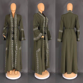 Buy green Women&#39;s Muslim Robe Arabic Gown