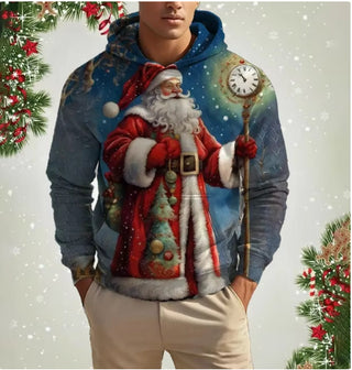 Buy yx4871 Santa Claus Men&#39;s Pattern Sweater