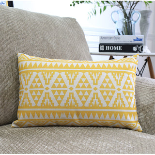 Buy q4680-long-pillow Nordic Color Geometric Throw Pillows