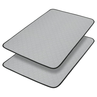 Buy grey Washable Dog Urine Pad, Waterproof Toilet Training Mat For Dogs, 89.5 X 59.2 Cm - 34.5 In X 23 In, Washable Urine Pad Non-Slip Diaper Pad, For Puppies And Cats, 2 Packs