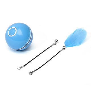 Buy blue Colorful LED Laser Funny Cat Ball