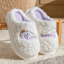Men and Women Cute Cartoon Cotton Slippers
