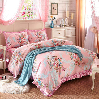 Buy 4-style Non slip thickened cotton bed sheet