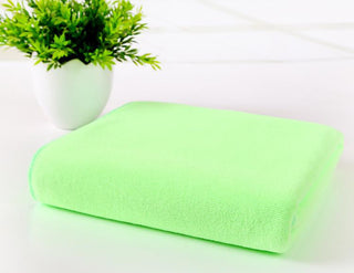 Buy light-green Nano Superfine Fiber Absorbent Towel Bath Towel