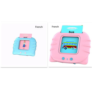 Buy blue-pink-french-version Card Early Education Children&#39;s Enlightenment English Learning Machine