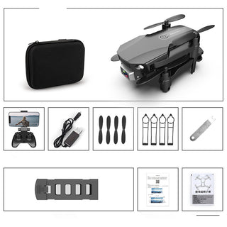 Buy black-1080pand-bag Folding Drone HD 4K Aerial Photography Mini Quadcopter Toy RC Airplane