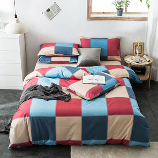 Buy 8-style Check cotton bedding