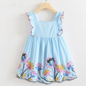 Girls temperament princess dress