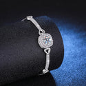 Women's Square Bag Sterling Silver Bracelet