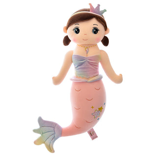 Buy photo-color Children&#39;s Fashion New Crown Mermaid Plush Toy