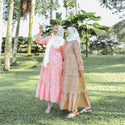 Muslim Malaysia Indonesia Hollow Lace Dress