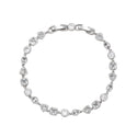 Affordable Luxury Style Korean Fashion Exquisite Full Diamond Geometric Bracelet