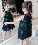 Girls Feather Love Dress