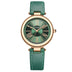 Rose gold shell green