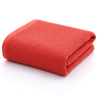 Buy red Cotton Honeycomb Face Towel