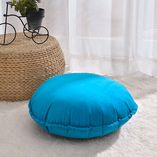 Buy lake-blue Nordic Solid Velvet Pillowcase On Car Sofa Bed