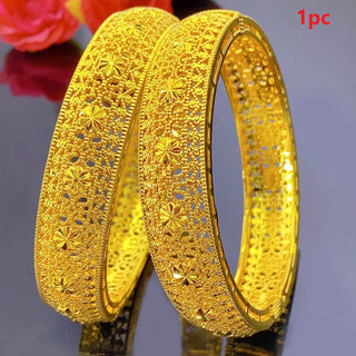 Buy b249-style Non-fading Women&#39;s Alluvial Gold 24k Gold-plated Alloy Bracelet