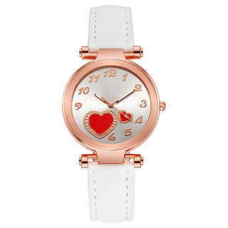 Buy white Retro Love Watch Women&#39;s Niche Simplicity