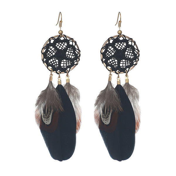 Women's Casual Versatile Feather Earrings