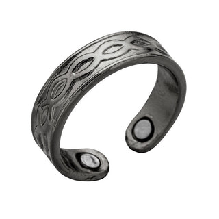 Buy pattern-3-black-rg0023 Creative Personalized Health Care Ring For Men And Women