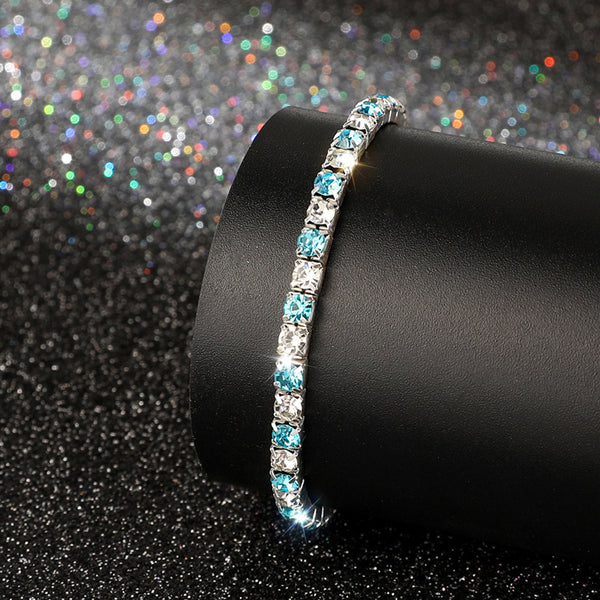 Women's Full Diamond Single Row All-match Bracelet