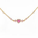 Simple Personality Special-interest Design Heart-shaped Zircon Fashion Bracelet Women