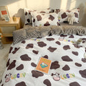 Four Piece Set Of Cute Cartoon Bed Sheets