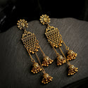 Bohemian Ethnic Earrings Retro Nostalgic Hollow Bell Long Earrings