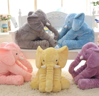 Buy purple1-l-dual-use Elephant Doll Pillow Baby Comfort Sleep With