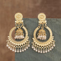 Bohemian Retro Ethnic Style Alloy Little Bell Shape Pendant Tassel Earrings