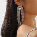 Women's Fashion Temperament Long Fringe Earrings