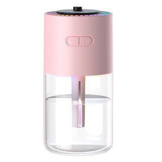 Buy starry-sky-projection-pink New Projection Starry Sky Top Ambient Light Humidifier Small Portable Anti-Dry Burn Car Home USB Spray Shaking Head