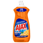 Ajax Ultra Triple Action Dishwashing Liquid Dish Soap, Orange Scent, 28 Fluid Ounce
