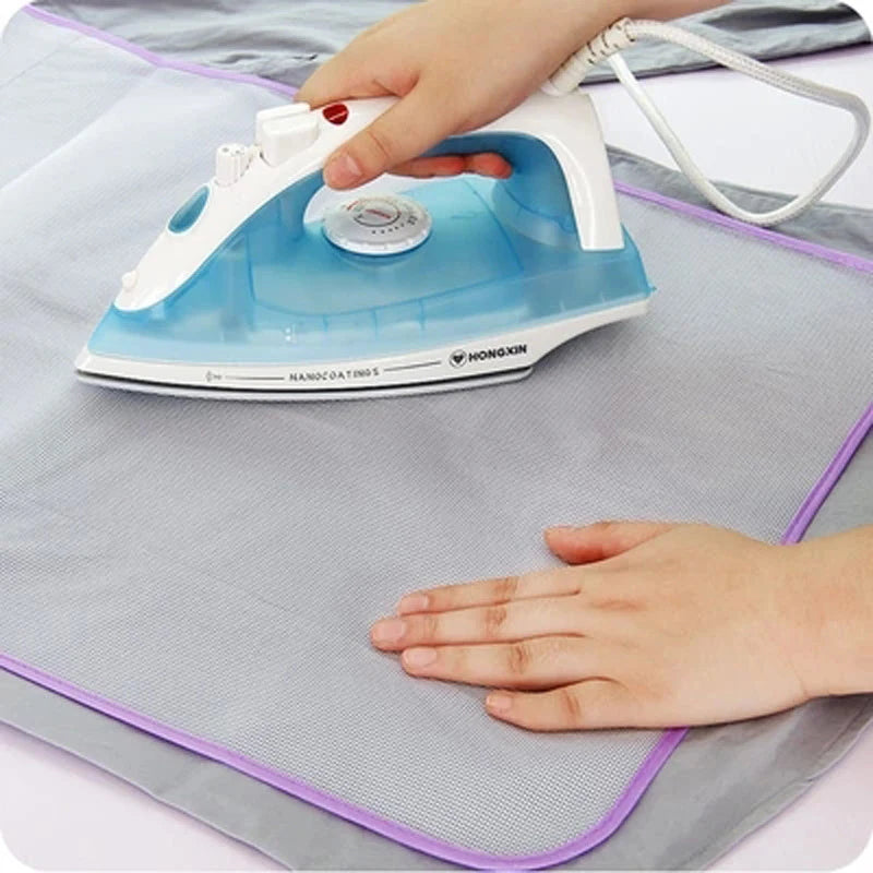 Clothes Ironing Protection Pad – Mesh Ironing Board Mat, Heat-Resistant Insulation, Random Colors