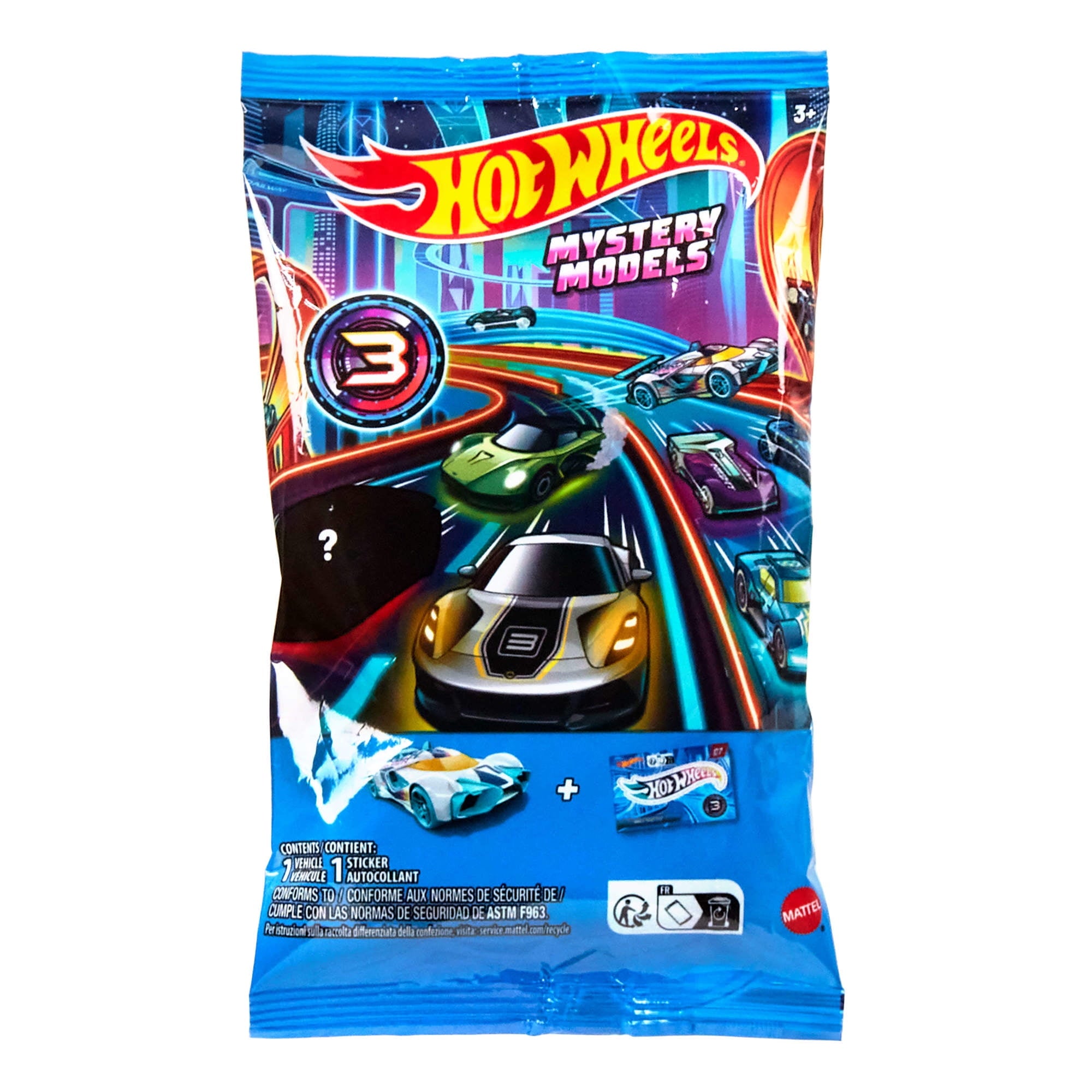Hot Wheels Mystery Models Surprise Toy Car or Truck in 1:64 Scale (Styles & Colors May Vary, Items May Not Be Pictured) Main image